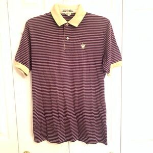 Boast Vintage Men’s Polo Striped Short Sleeve Medium golf
